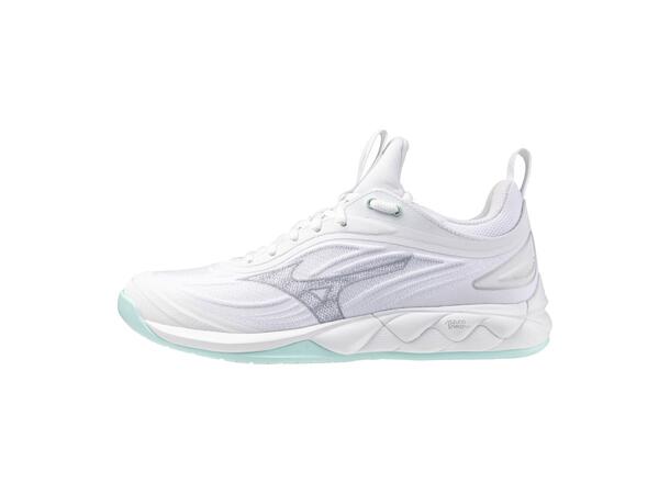 Wave Luminous 3 W Hvid/Blå 5 Populær indendørssko, dame 