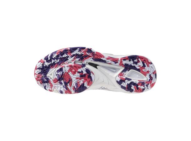 Wave Mirage 5 W Vit/Lila 6,5 Toppmodell för handbollsspelare 