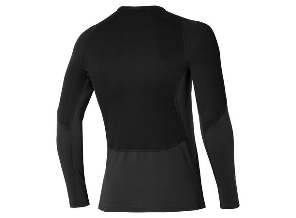 Merino Wool Crew Sort M Träningströja med merinoull 