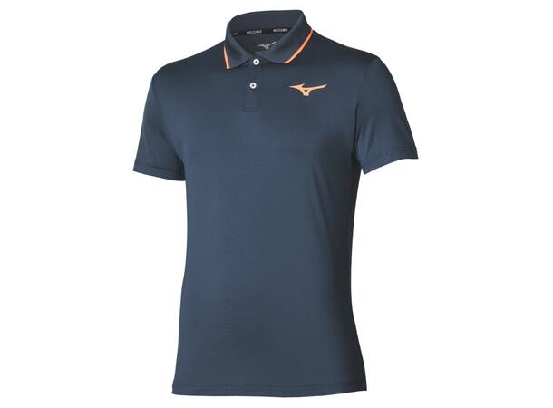 Tennis Short Sleeve Polo Mørk blå L 
