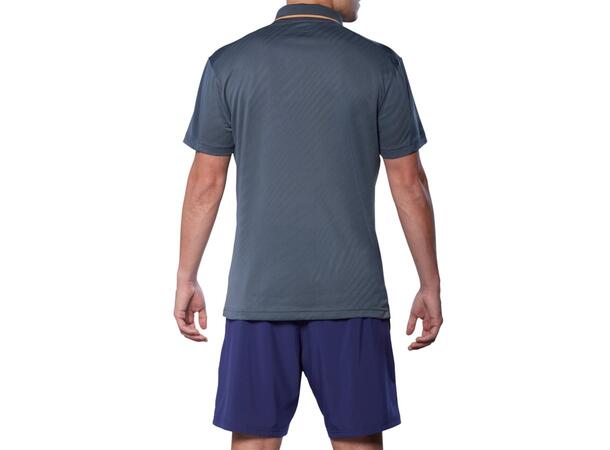 Tennis Short Sleeve Polo Mørk blå L 