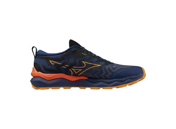 Wave Daichi 8 Mørk Blå/Oransje 8,5 Terrengsko med Vibram yttersåle 