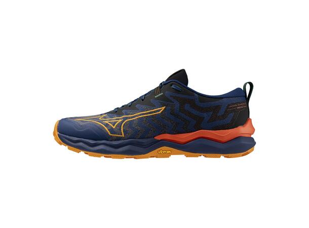Wave Daichi 8 Mørk Blå/Oransje 8,5 Terrängskor med Vibram yttersula 