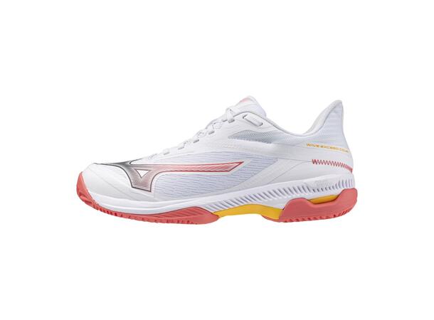 Wave Exceed Court CC W Vit/Korall 7 Sko för tennis och padel, dam 