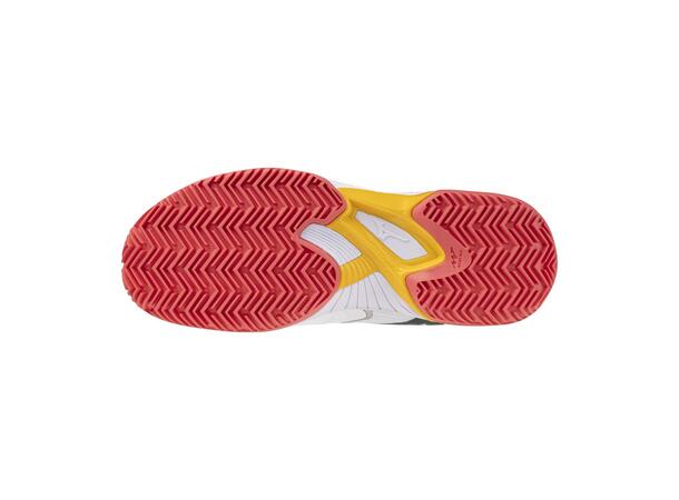 Wave Exceed Court CC W Vit/Korall 7 Sko för tennis och padel, dam 