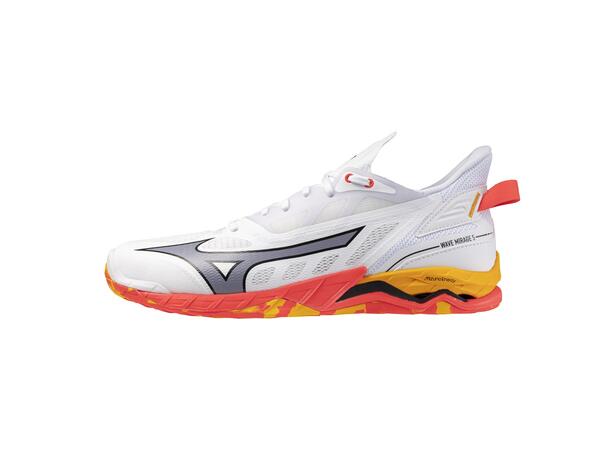 Wave Mirage 5 Vit/Korall 8,5 Toppmodell för handbollsspelaren 