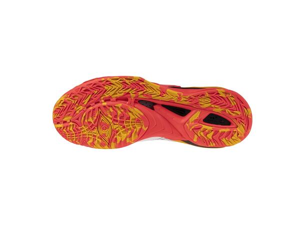 Wave Mirage 5 Vit/Korall 8,5 Toppmodell för handbollsspelaren 