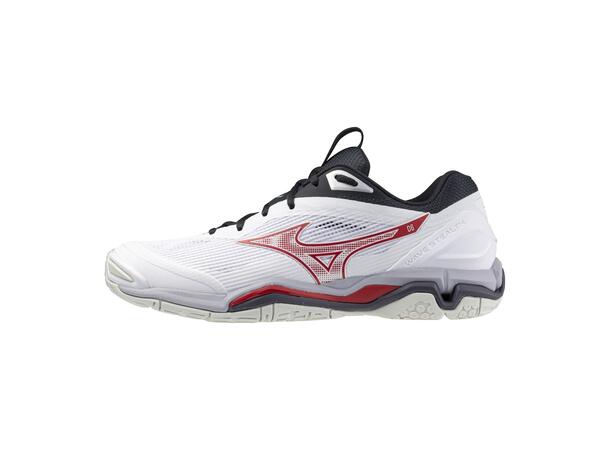 Wave Stealth 6 Hvit/Rød 9,5 Populär inomhussko 